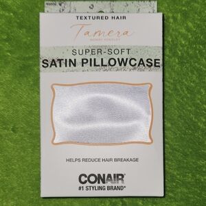 Super-Soft White Satin Pillowcase By Tamera Mowry×Conair